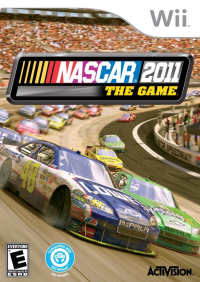 NASCAR The Game 2011 Wii  box art
